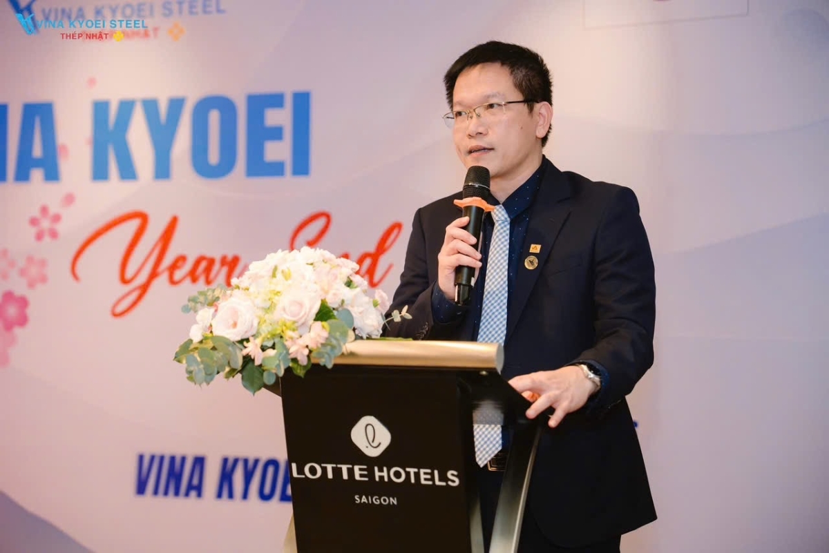 Ông Lê Minh Tú - Tổng giám đốc Công ty TNHH Thép Vina Kyoei.