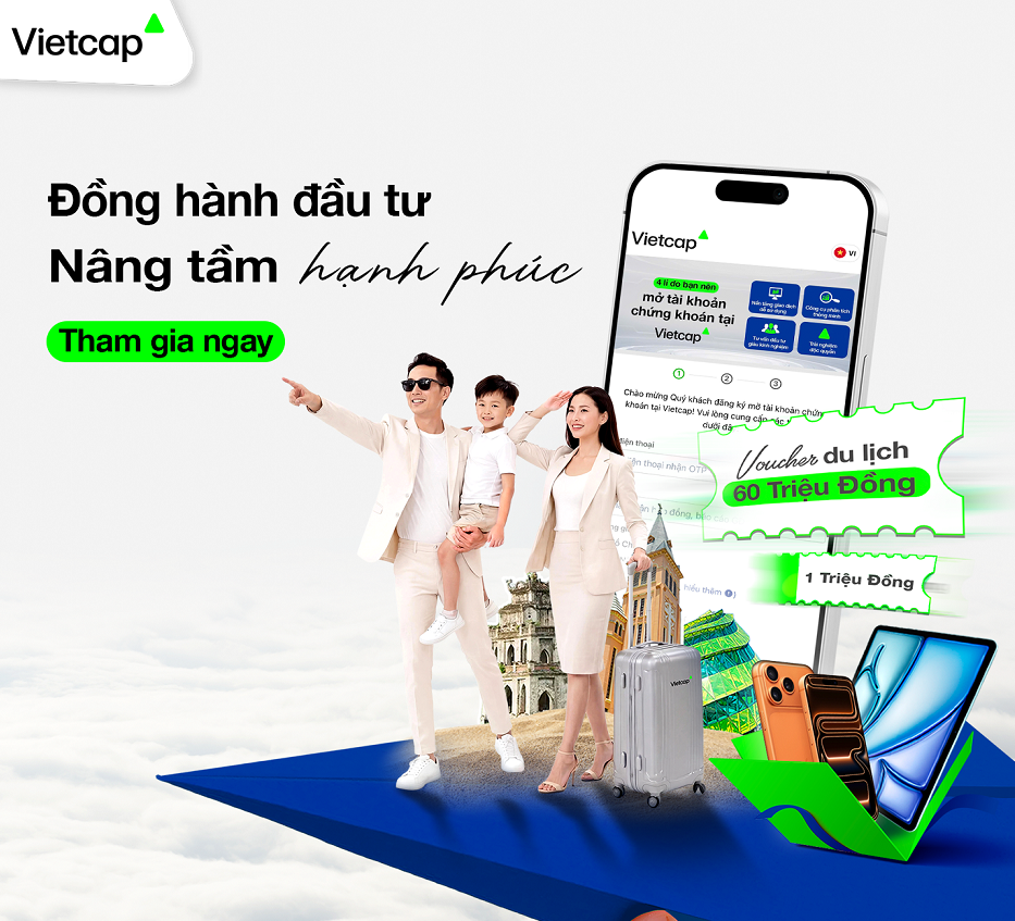 Vietcap triển khai chương trình “Đồng hành đầu tư, nâng tầm hạnh phúc”