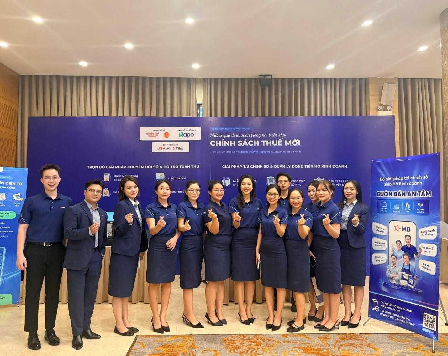 MB – Ngân hàng thực thi duy nhất đồng hành cùng hộ kinh doanh tại hội thảo về chính sách thuế mới
