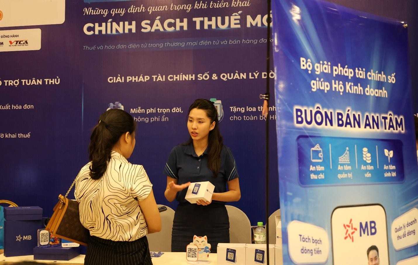 MB – Ngân hàng thực thi duy nhất đồng hành cùng hộ kinh doanh tại hội thảo về chính sách thuế mới