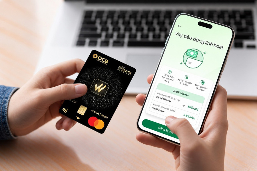 Giải pháp vay tiêu dùng linh hoạt FlexFund dành cho chủ thẻ OCB